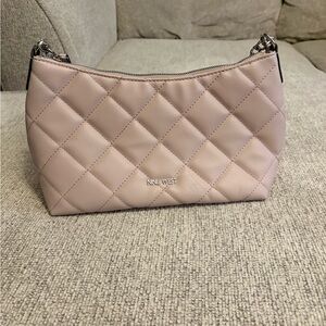 Nine West Blush Quilted Shoulder Bag